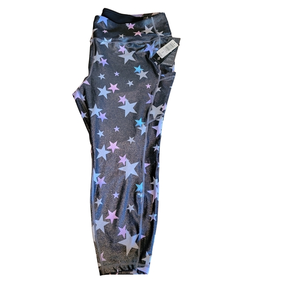 Torrid Performance Core Full Length Active Legging W Side Pockets Black Shimmer - Picture 6 of 13